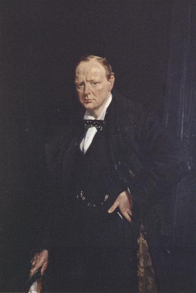 Sir William Orpen Winston Churchill China oil painting art